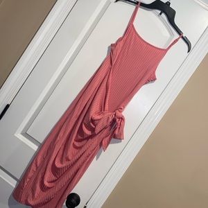 Pink Knot Wrap Dress. FINAL$‼️